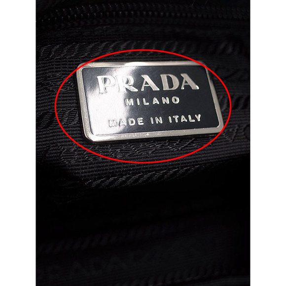 Prada Nylon Shoulder Bag Tote Bag Black - Picture 4 of 4